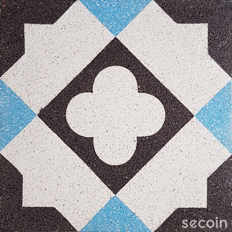 Encaustic terrazzo TE4-641